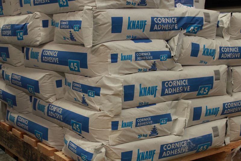 Cornice adhesive stock