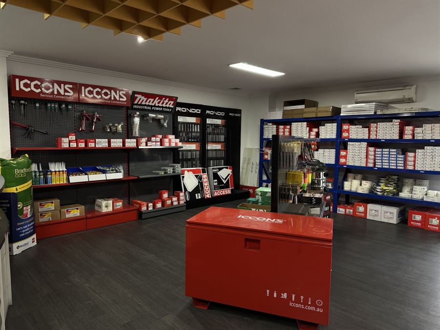ICCONS fixings and fasteners stocked at the Bayside Plasterboard trade counter